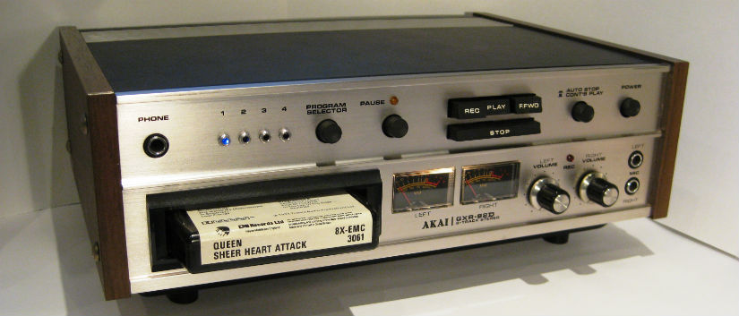 8-track cartridge transcription on Akai GXR-82D