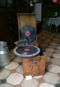 A very dusty record player!